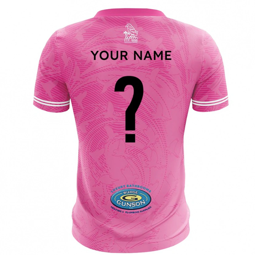 Danxen Kid Sutton United Pink White Goalkeeper Jersey 2025/26 T-Shirt