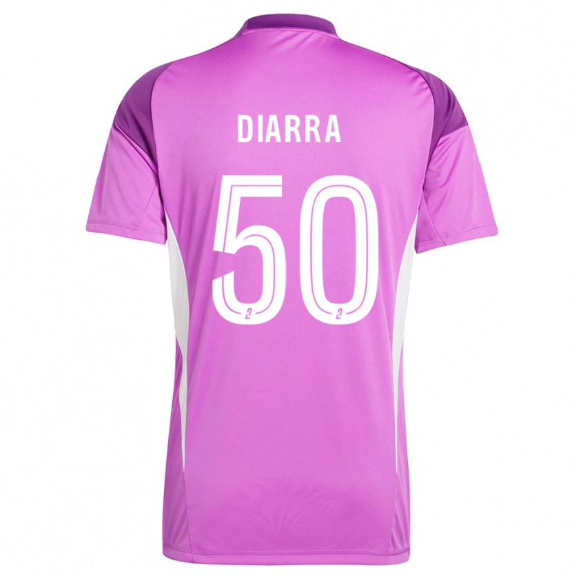 Danxen Kid Lassine Diarra #50 Lavender Goalkeeper Jersey 2025/26 T-Shirt