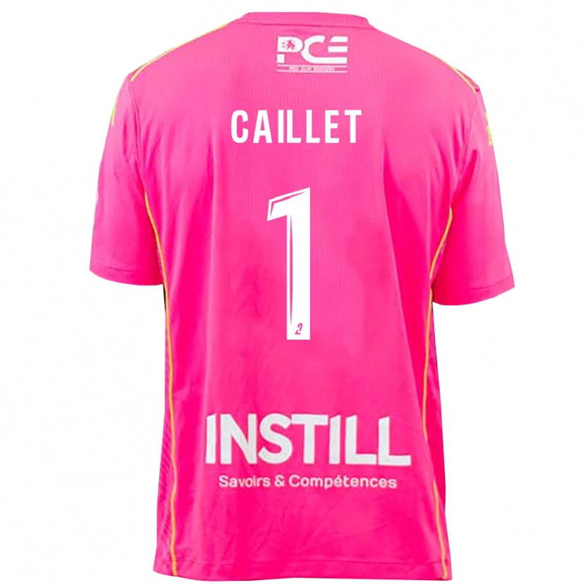 Danxen Kid Flavie Caillet #1 Magenta Goalkeeper Jersey 2025/26 T-Shirt
