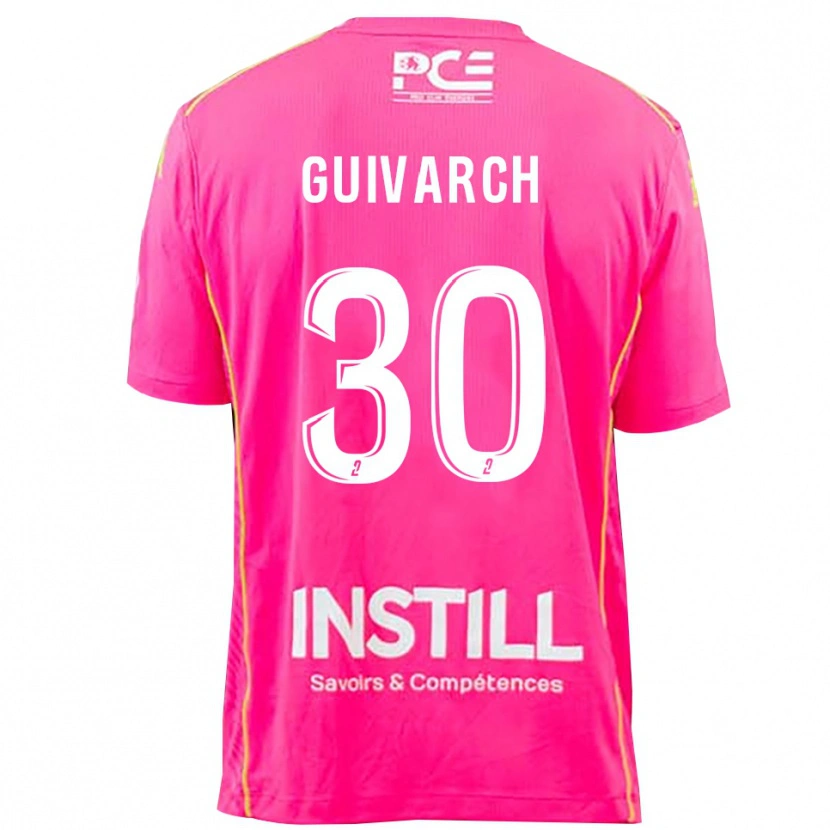 Danxen Kid Théo Guivarch #30 Magenta Goalkeeper Jersey 2025/26 T-Shirt