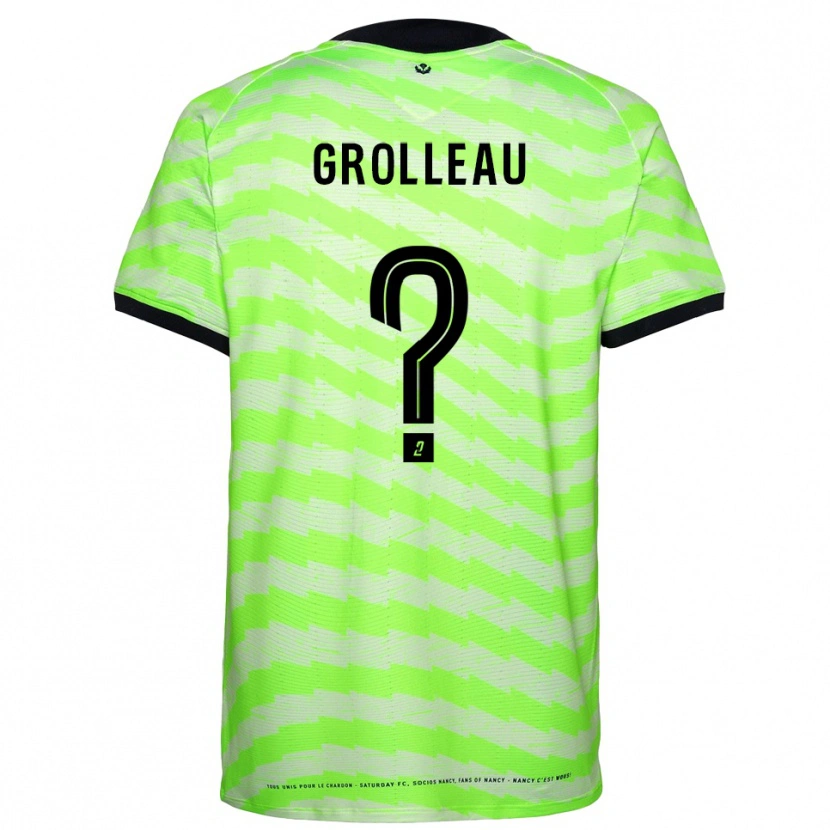Danxen Kid Méline Grolleau #0 Neon Green Goalkeeper Jersey 2025/26 T-Shirt