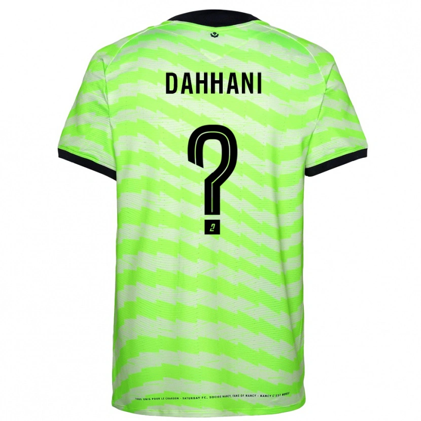 Danxen Kid Yness Dahhani #0 Neon Green Goalkeeper Jersey 2025/26 T-Shirt