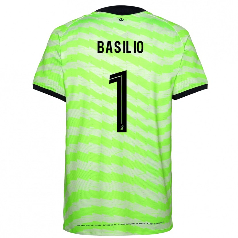Danxen Kid Enzo Basilio #1 Neon Green Goalkeeper Jersey 2025/26 T-Shirt