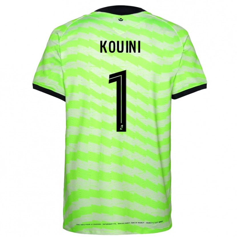 Danxen Kid Yanis Kouini #1 Neon Green Goalkeeper Jersey 2025/26 T-Shirt