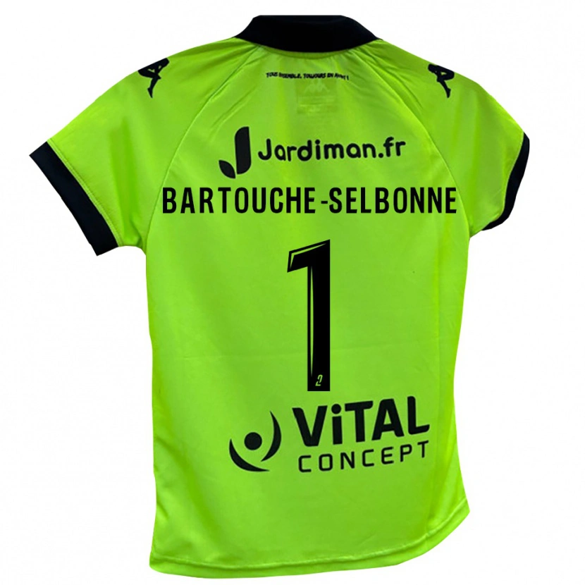 Danxen Kid Teddy Bartouche-Selbonne #1 Neon Green Goalkeeper Jersey 2025/26 T-Shirt