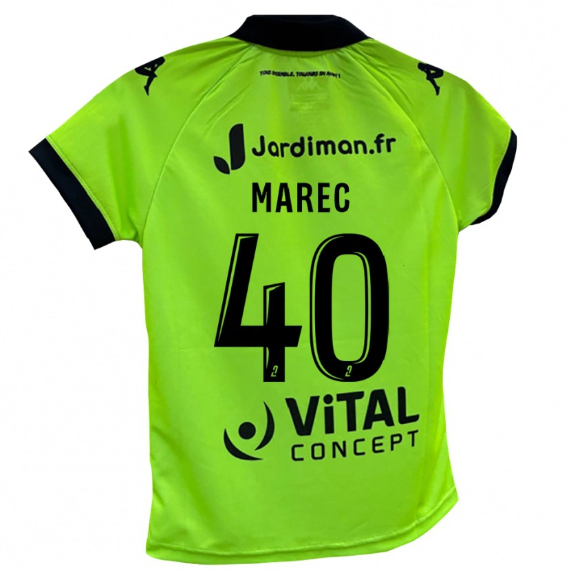 Danxen Kid Noah Marec #40 Neon Green Goalkeeper Jersey 2025/26 T-Shirt