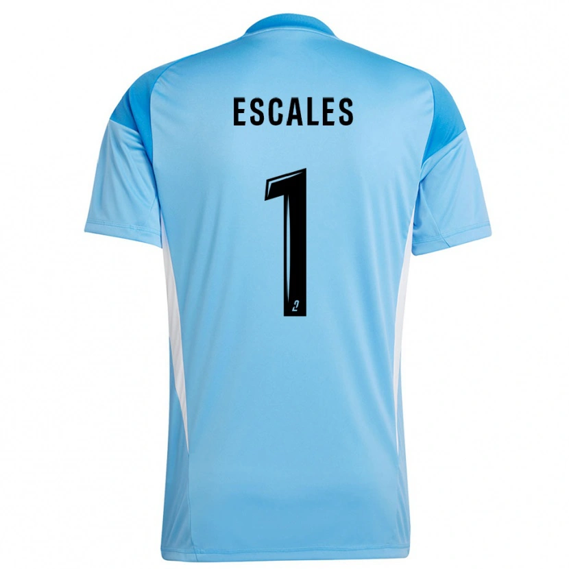 Danxen Kid Florian Escales #1 Sky Blue White Goalkeeper Jersey 2025/26 T-Shirt