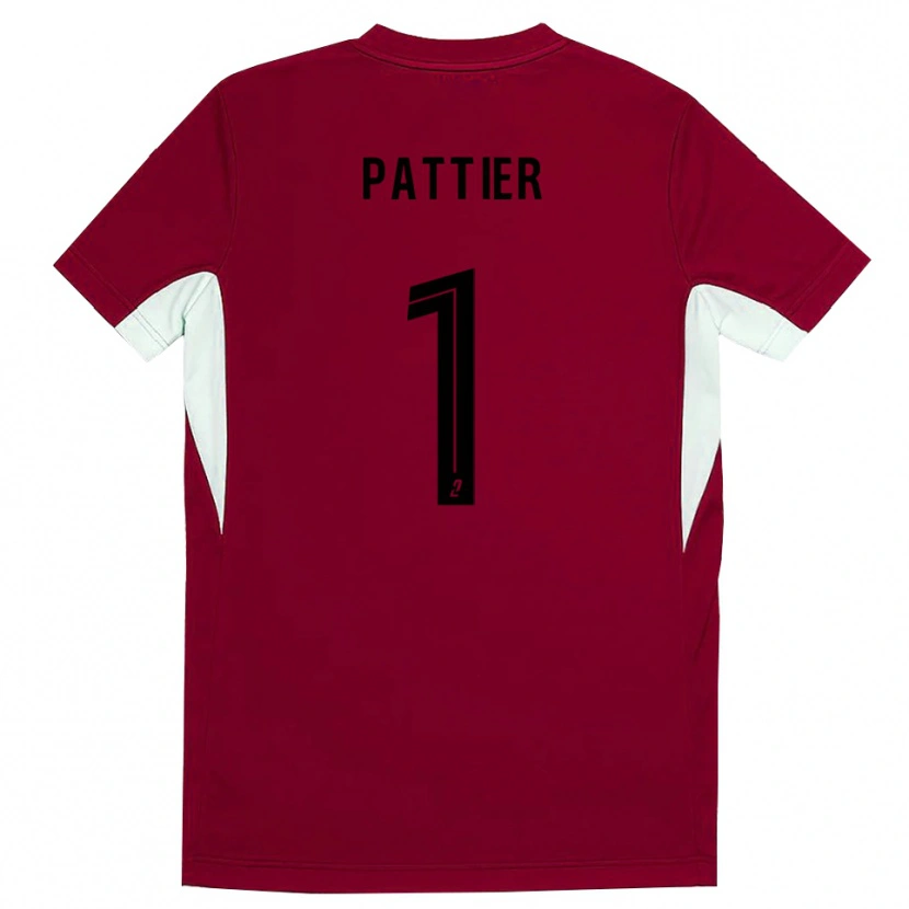 Danxen Kid Maxime Pattier #1 Rde Black Goalkeeper Jersey 2025/26 T-Shirt