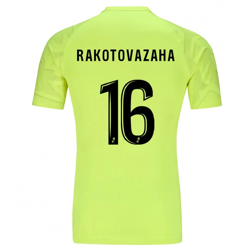 Danxen Kid Allan Rakotovazaha #16 Neon Green Goalkeeper Jersey 2025/26 T-Shirt