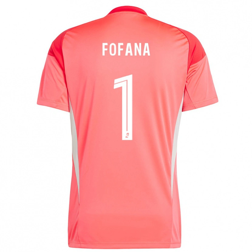 Danxen Kid Cheik Fofana #1 Orange Red White Goalkeeper Jersey 2025/26 T-Shirt