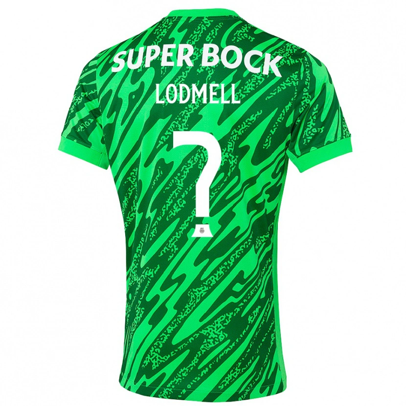 Danxen Kid William Lodmell #0 Green White Goalkeeper Jersey 2025/26 T-Shirt