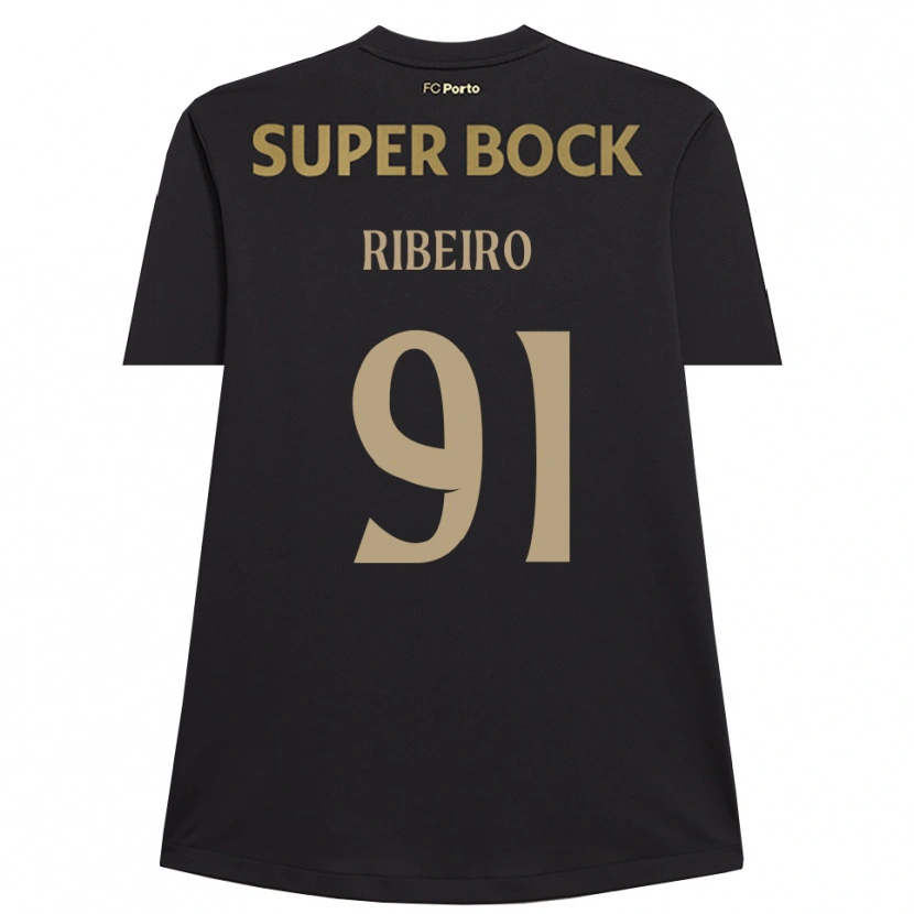 Danxen Kid Gonçalo Ribeiro #91 Black Brown Goalkeeper Jersey 2025/26 T-Shirt