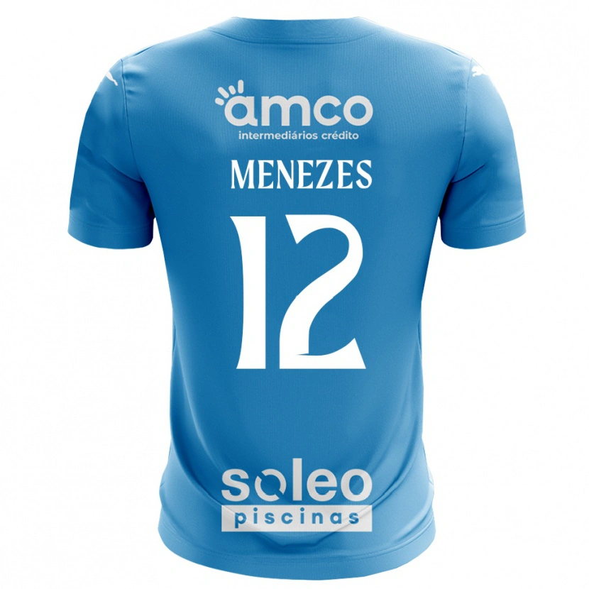 Danxen Kid Gabriel Menezes #12 Blue White Goalkeeper Jersey 2025/26 T-Shirt