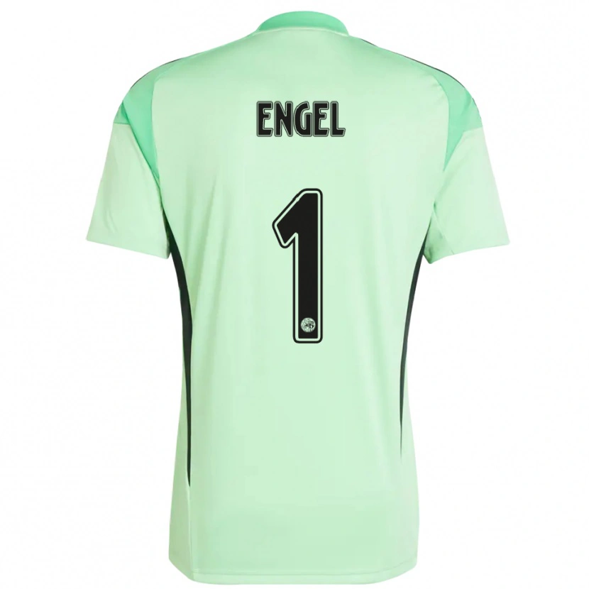 Danxen Kid Mark Engel #1 Light Green Black Goalkeeper Jersey 2025/26 T-Shirt