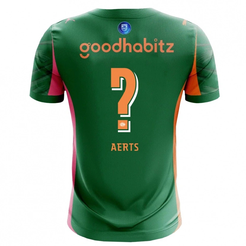 Danxen Kid Jim Aerts #0 Green Orange Goalkeeper Jersey 2025/26 T-Shirt