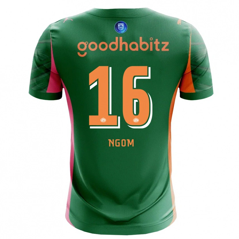 Danxen Kid Khadim Ngom #16 Green Orange Goalkeeper Jersey 2025/26 T-Shirt