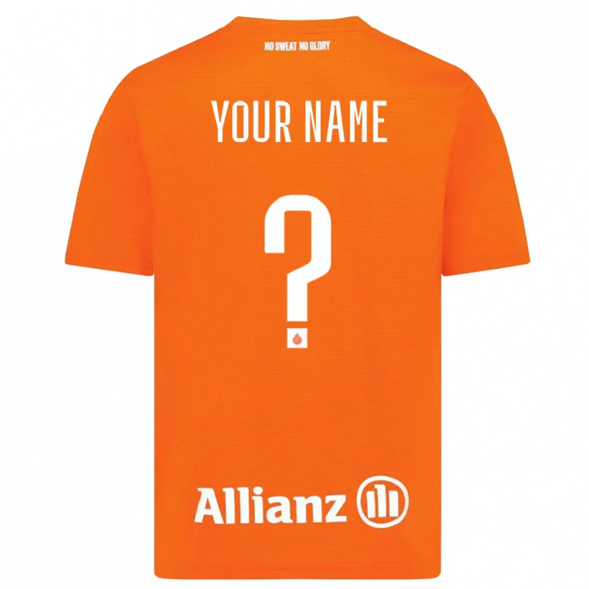 Danxen Kid Club Brugge KV Orange White Goalkeeper Jersey 2025/26 T-Shirt