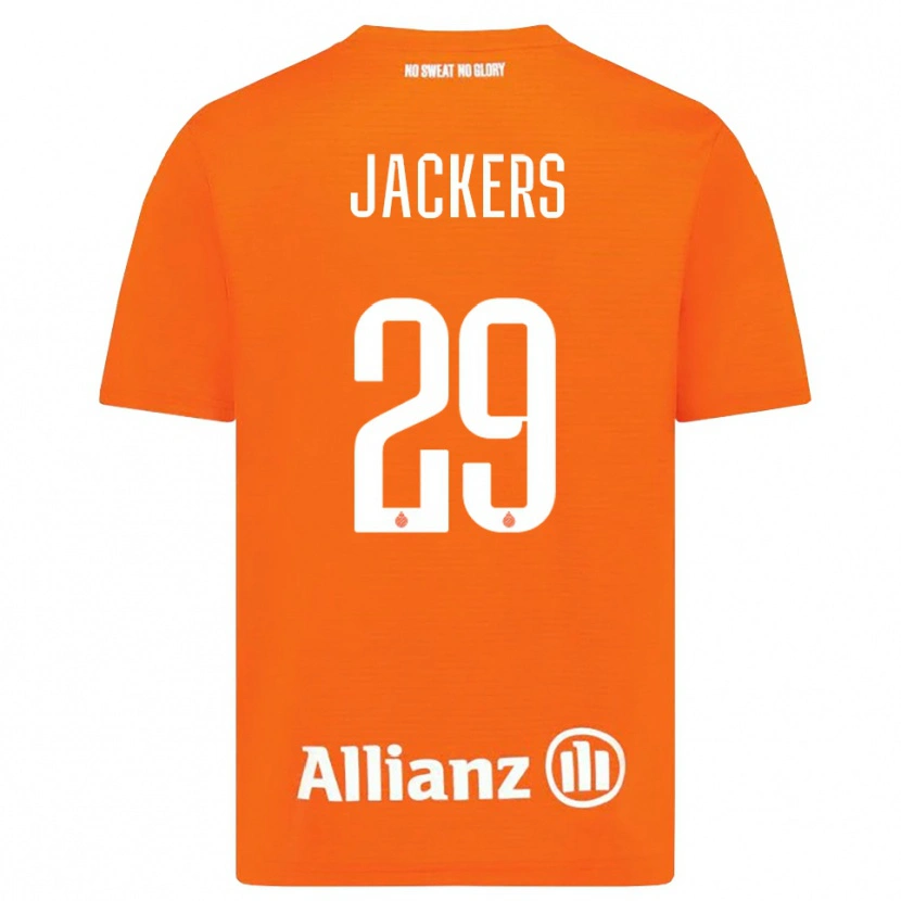 Danxen Kid Nordin Jackers #29 Orange White Goalkeeper Jersey 2025/26 T-Shirt