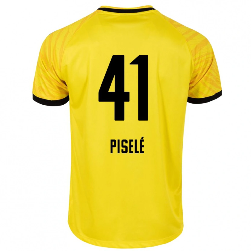 Danxen Kid Lowie Piselé #41 Yellow Black Goalkeeper Jersey 2025/26 T-Shirt