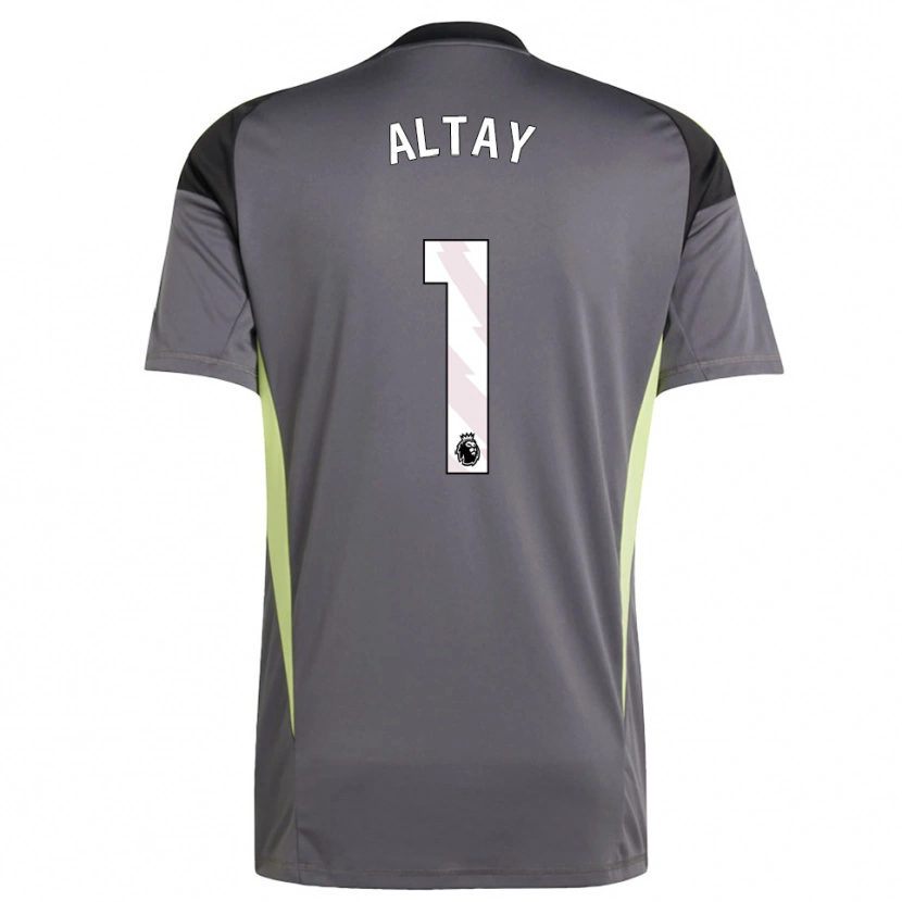 Danxen Kid Altay Bayındır #1 Dark Gray White Goalkeeper Jersey 2025/26 T-Shirt