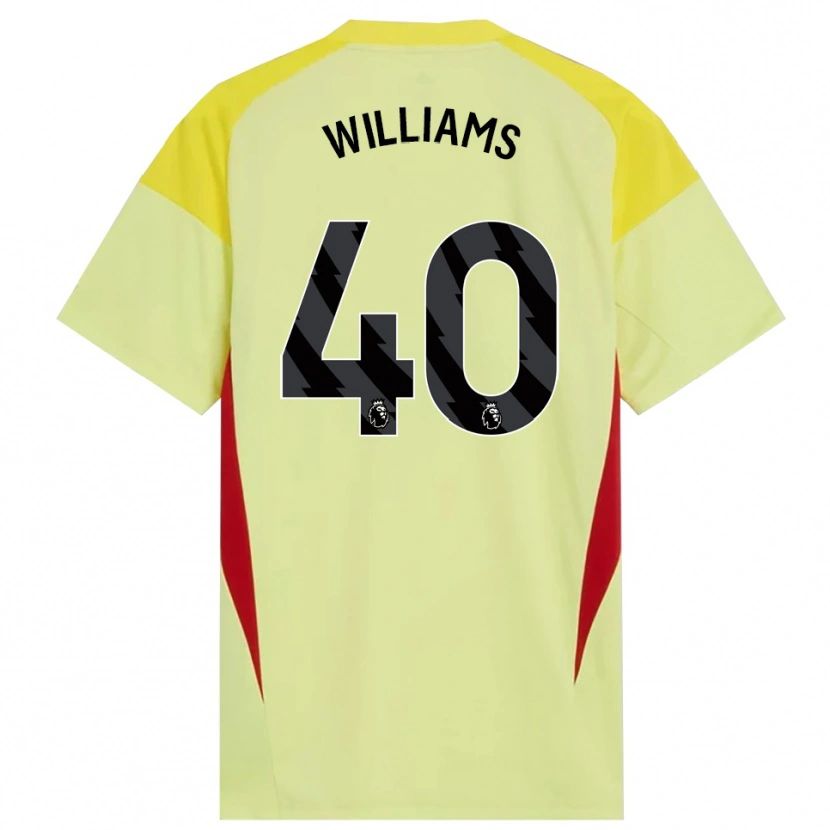 Danxen Kid Naomi Williams #40 Yellow Red Black Goalkeeper Jersey 2025/26 T-Shirt