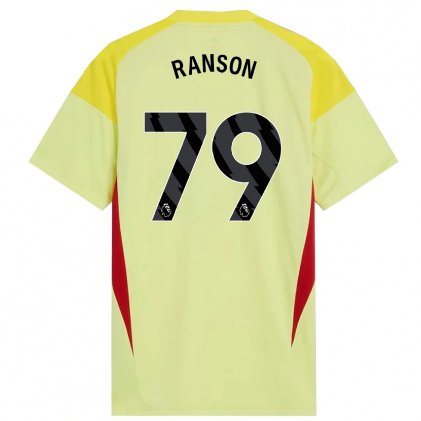 Danxen Kid Khari Ranson #79 Yellow Red Black Goalkeeper Jersey 2025/26 T-Shirt