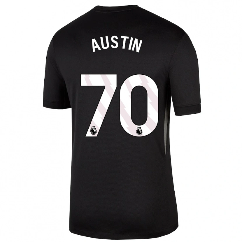 Danxen Kid Jack Austin #70 Black White Goalkeeper Jersey 2025/26 T-Shirt