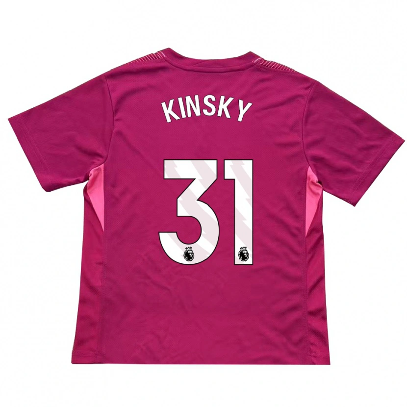 Danxen Kid Antonín Kinský #31 Rose White Goalkeeper Jersey 2025/26 T-Shirt