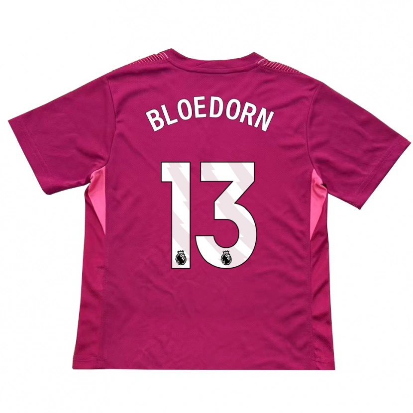 Danxen Kid Carey Bloedorn #13 Rose White Goalkeeper Jersey 2025/26 T-Shirt