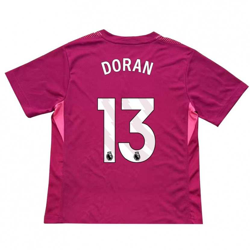 Danxen Kid Farren Doran #13 Rose White Goalkeeper Jersey 2025/26 T-Shirt