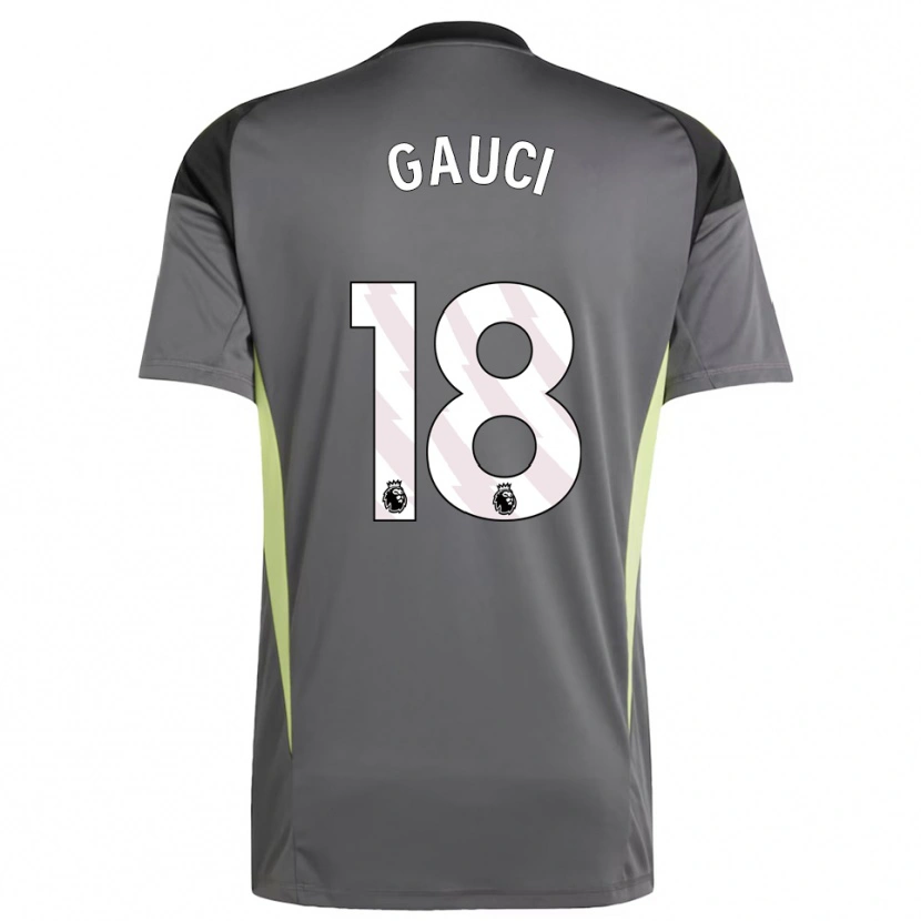 Danxen Kid Joe Gauci #18 Dark Gray Black Goalkeeper Jersey 2025/26 T-Shirt