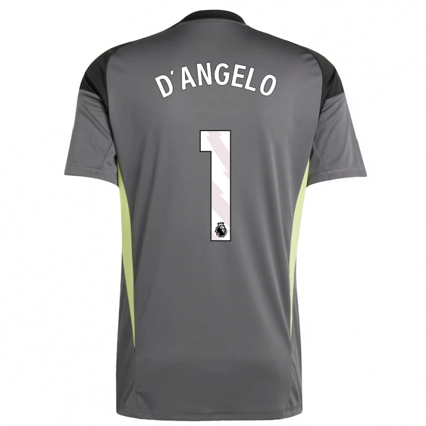 Danxen Kid Sabrina D'angelo #1 Dark Gray Black Goalkeeper Jersey 2025/26 T-Shirt