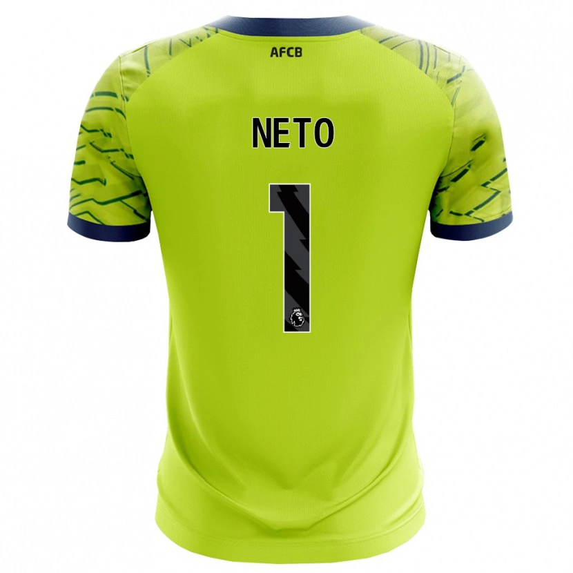 Danxen Kid Neto #1 Green Yellow Goalkeeper Jersey 2025/26 T-Shirt