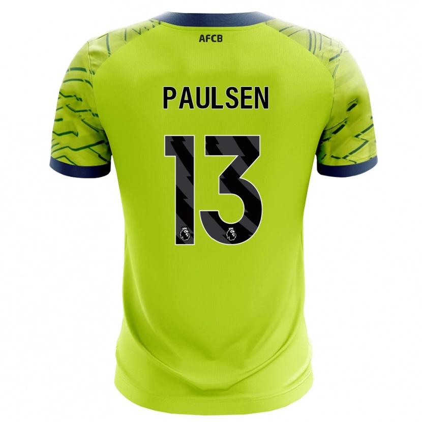 Danxen Kid Alex Paulsen #13 Green Yellow Goalkeeper Jersey 2025/26 T-Shirt