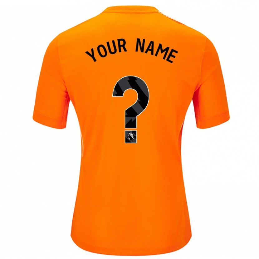 Danxen Kid Brighton & Hove Albion FC Orange Black Goalkeeper Jersey 2025/26 T-Shirt