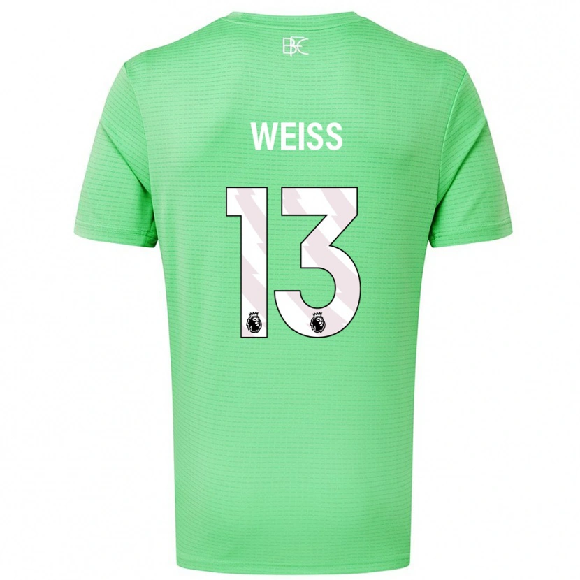 Danxen Kid Max Weiß #13 Medium Green Goalkeeper Jersey 2025/26 T-Shirt
