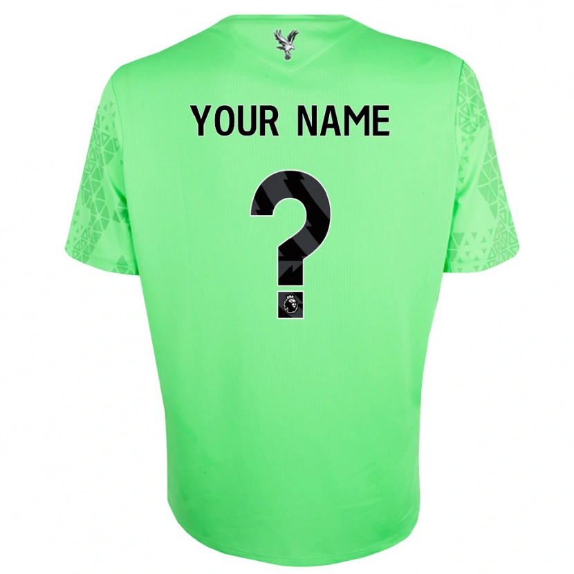 Danxen Kid Crystal Palace FC Green Black Goalkeeper Jersey 2025/26 T-Shirt