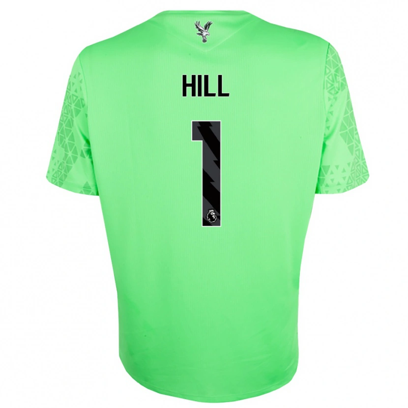 Danxen Kid Marcus Hill #1 Green Black Goalkeeper Jersey 2025/26 T-Shirt