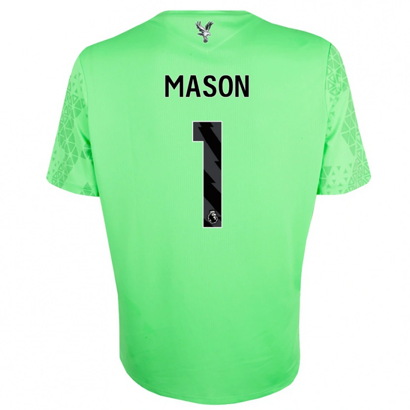 Danxen Kid Jack Mason #1 Green Black Goalkeeper Jersey 2025/26 T-Shirt
