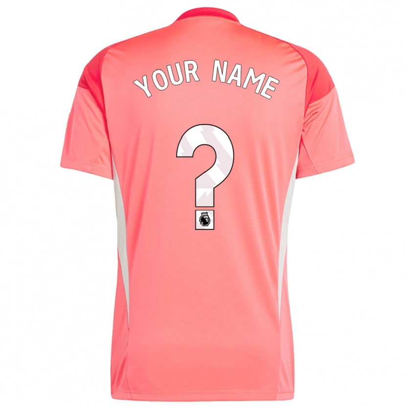 Danxen Kid Fulham FC Red White Goalkeeper Jersey 2025/26 T-Shirt