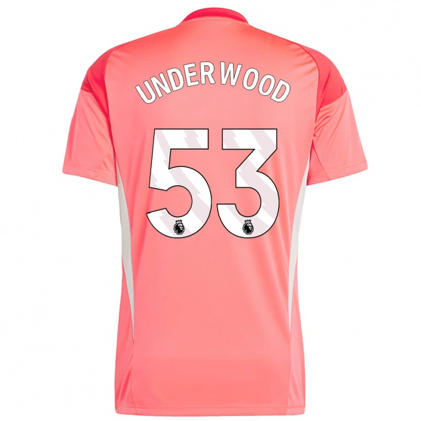Danxen Kid Marco Underwood #53 Red White Goalkeeper Jersey 2025/26 T-Shirt