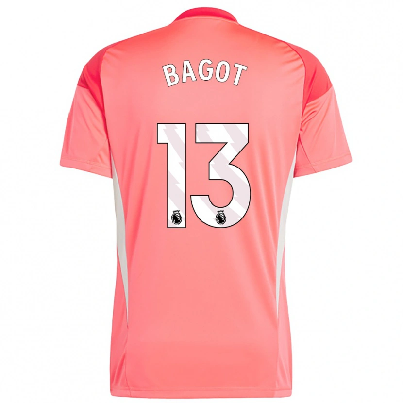 Danxen Kid Matthew Bagot #13 Red White Goalkeeper Jersey 2025/26 T-Shirt