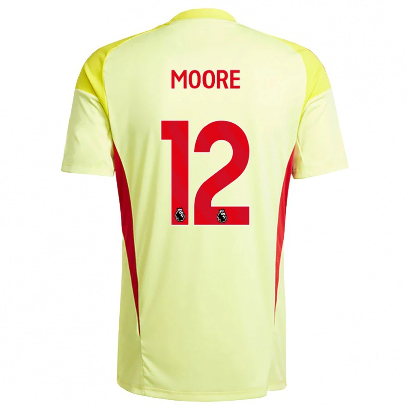 Danxen Kid Daniel Moore #12 Light Yellow Orange Goalkeeper Jersey 2025/26 T-Shirt
