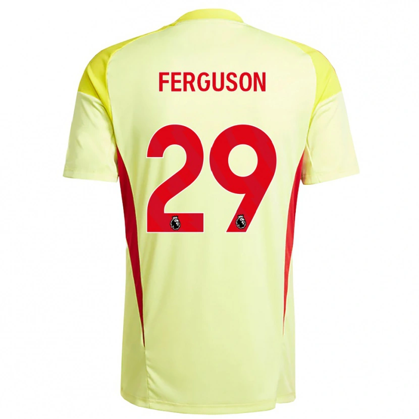 Danxen Kid Georgie Ferguson #29 Light Yellow Orange Goalkeeper Jersey 2025/26 T-Shirt