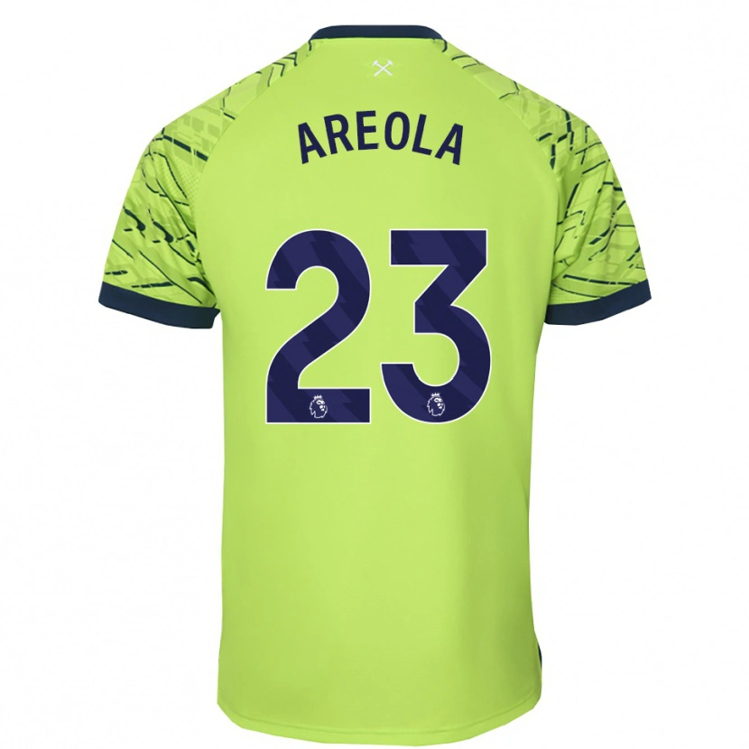 Danxen Kid Alphonse Areola #23 Fluorescent Green Goalkeeper Jersey 2025/26 T-Shirt
