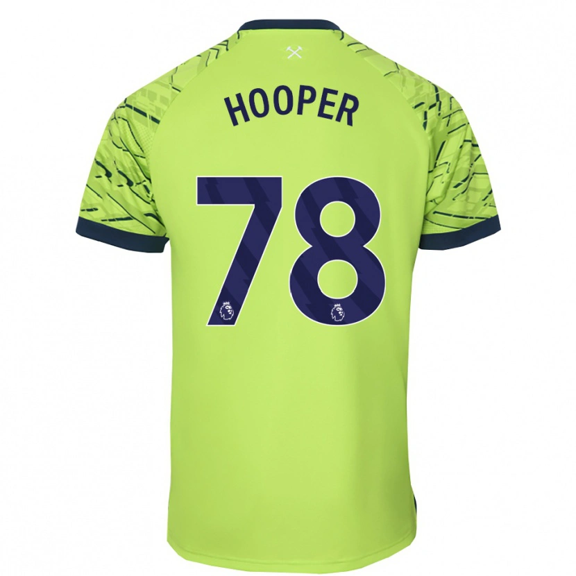 Danxen Kid Finley Hooper #78 Fluorescent Green Goalkeeper Jersey 2025/26 T-Shirt
