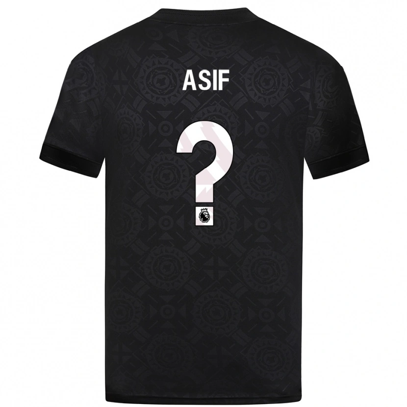 Danxen Kid Dawood Asif #0 Black White Goalkeeper Jersey 2025/26 T-Shirt