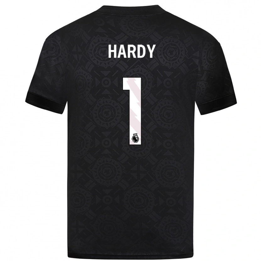 Danxen Kid George Hardy #1 Black White Goalkeeper Jersey 2025/26 T-Shirt