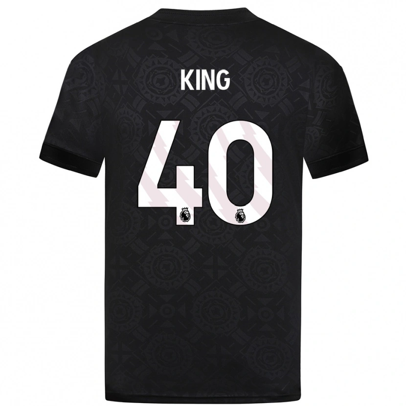 Danxen Kid Tom King #40 Black White Goalkeeper Jersey 2025/26 T-Shirt