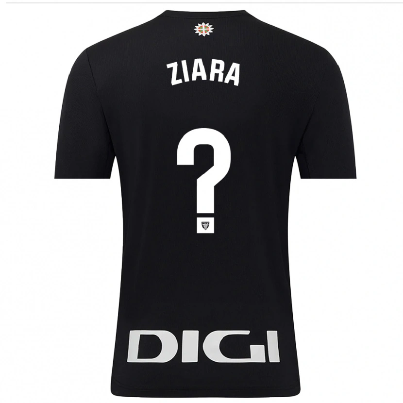 Danxen Kid Ziara Vega Uribarri #0 Black White Goalkeeper Jersey 2025/26 T-Shirt